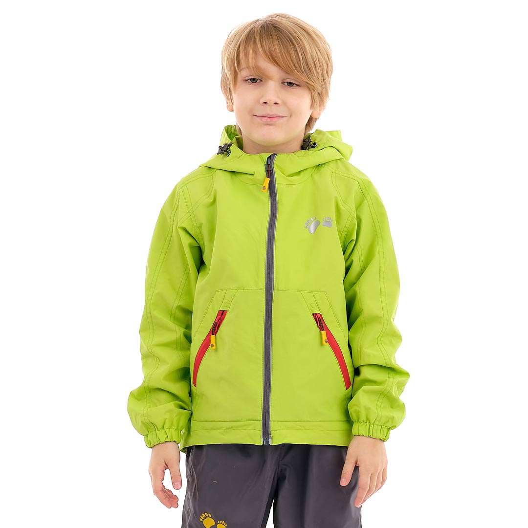 Трэвел куртка (таслан, зеленый) детская