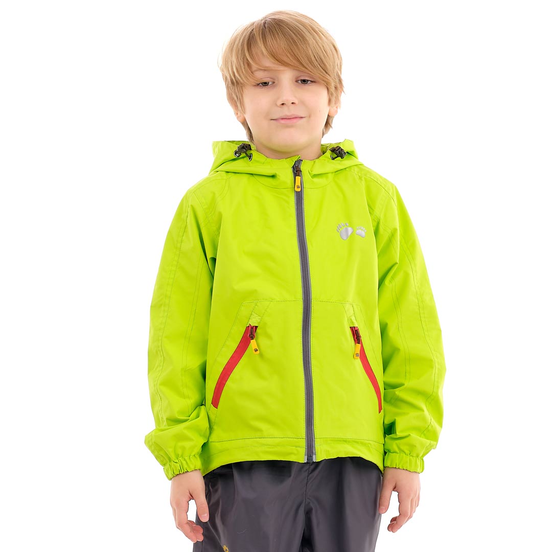 Трэвел куртка (таслан, салатовый) детская