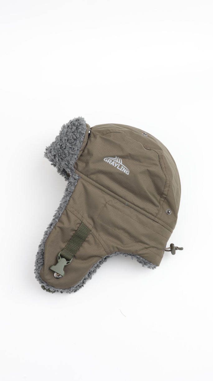 Камчатка шапка-ушанка GRAYLING, т.хаки