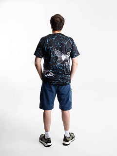 Циклон (Cyclone) футболка быстросохнущая GRAYLING (скелет черный) GRTS-01BLK